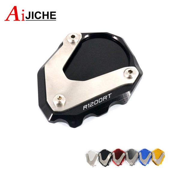 

pedals for r1200rt r1200 rt r 1200rt 2004-2013 motorcycle cnc kickstand foot side stand extension pad support plate enlarge