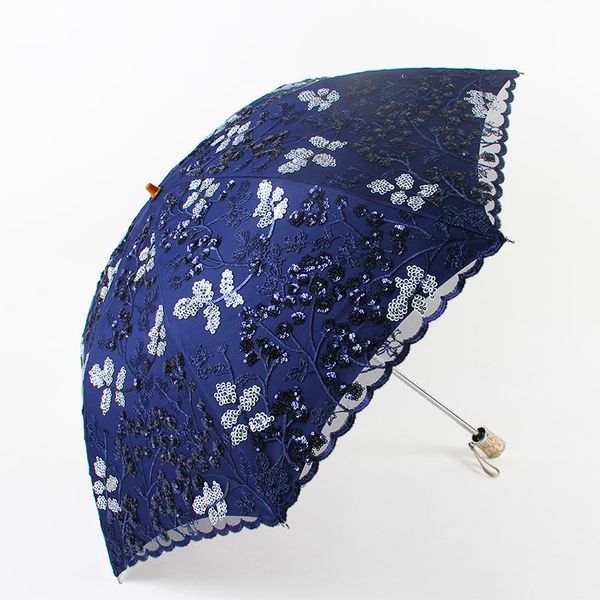 

umbrellas uvanti lace sun umbrella women fashion arched princess female parasol creative gift embroidered