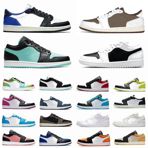 

jumpman 1 low mens shoe basketball shoes ts cactus jack x reverse mocha fragment university blue gold washed chicago court purple 1s men wom