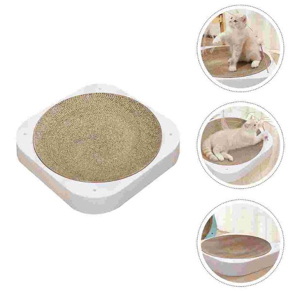 

cat toys 1pc scratching mat pet scratch board grinding claw pad plaything