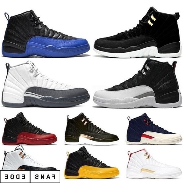 

fiba 12 12s mens boots shoes winterized wntr gym red college navy wings black cny bulls french blue men sport sneakers -13