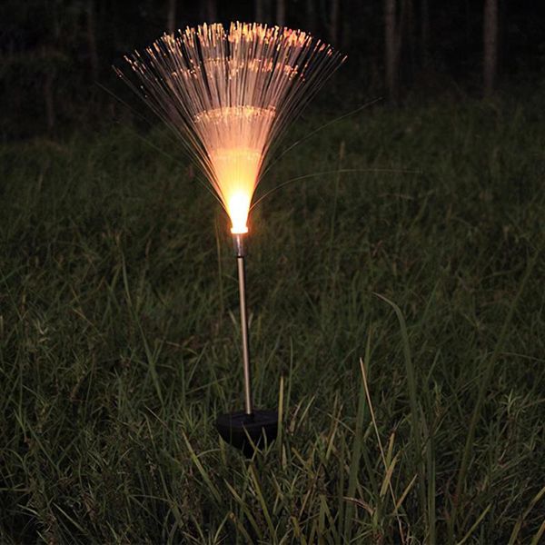 

reed solar lamp solar-powered optical fiber led warm light bulrush detachable decorative floor lawn for garden courtyard lamps
