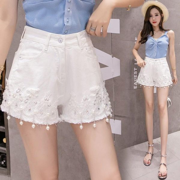 

women's shorts #0706, White;black