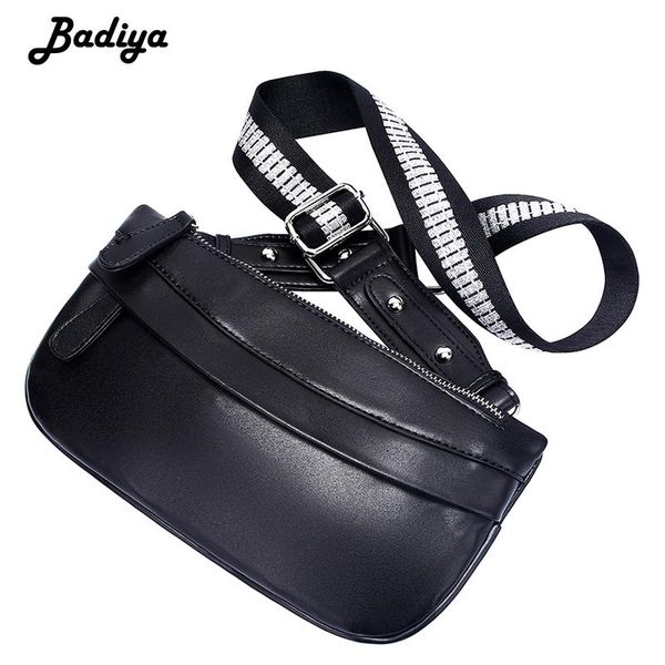 

waist bags fashion women chest pack wild semi-circular webbing crossbody bag outdoor sports travel shoulder wide strap