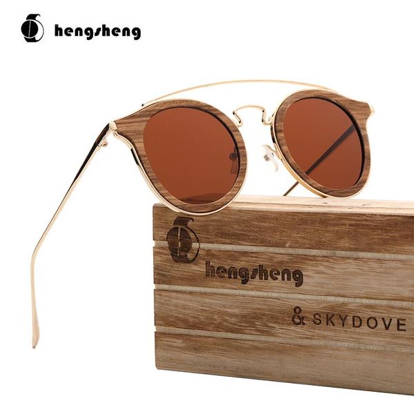 

sunglasses skydove round zebra men wooden polarized retro 2021 women designer, White;black