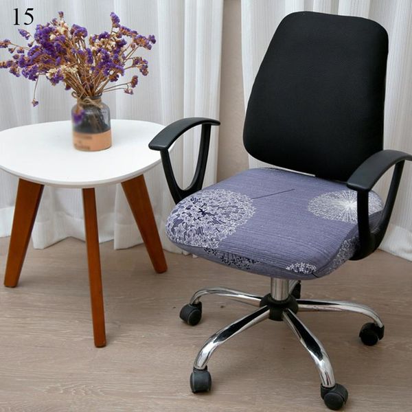 

1pc spandex office chair covers elastic armchair cover rotating lift computer slipcover strech seat protector home decor