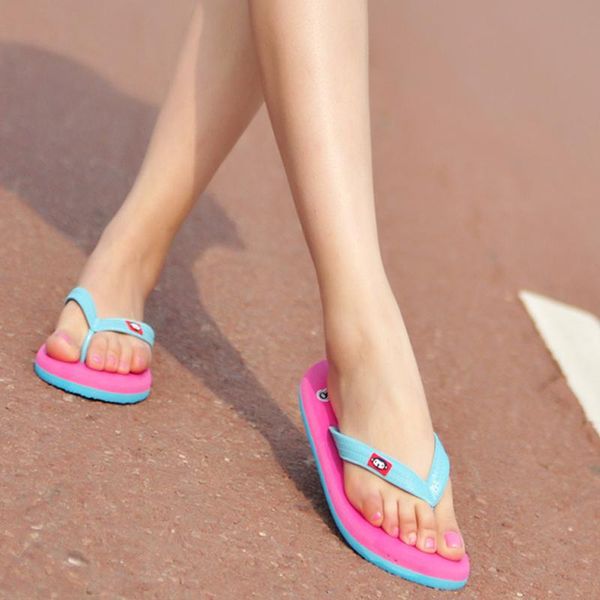 

summer casual slippers comfortable beach sandals lady, Black