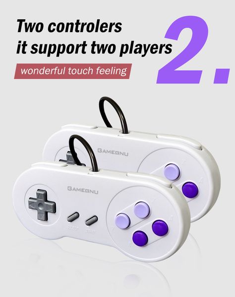 

nostalgic host mini tv can store 400 plus game console video handheld for snes games consoles with double gaming controllers