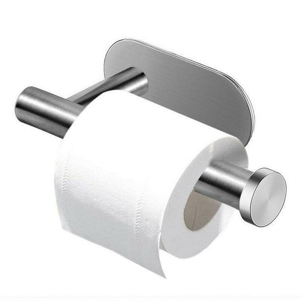 

toilet paper holders holder stainless steel bathroom tissue durable self adhesive roll rack organizer accessories