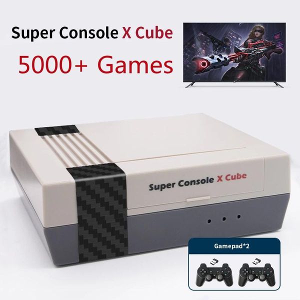 

portable game players retro games video super consoles x cube built-in 50000+ mini 4k for ps1/psp/ n64 controlle with 2.4g wireless gamepads