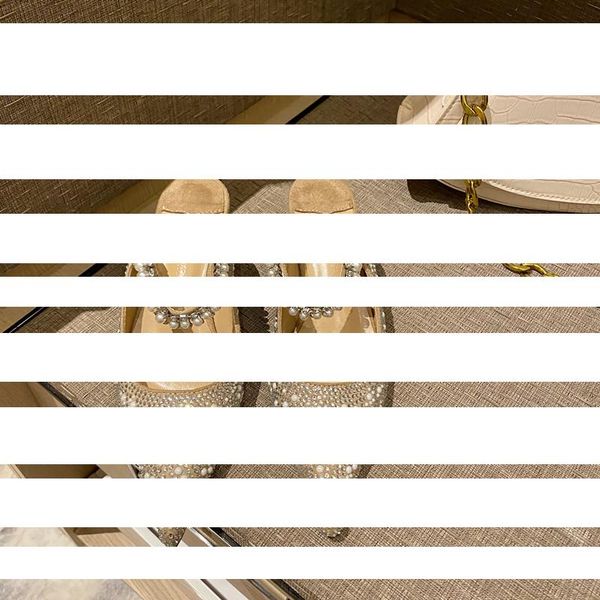 

summer women beaded slippers, Black