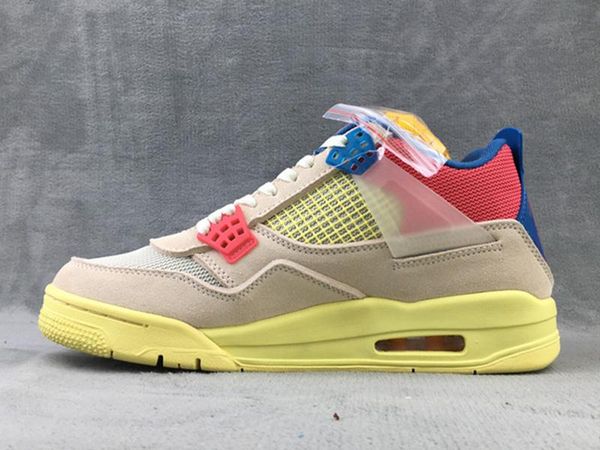 

4s sp union guava ice sail white running shoes denim ts court purple university orange trainer what the cool rasta sports sneaker