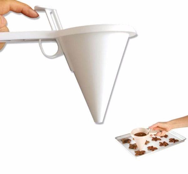 

baking & pastry tools cream frosting batter funnel hand-held measuring cup cake chocolate dispenser fondant decorating