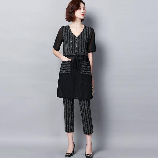 

spring two piece outfits tracksuits for women co-ord set plus size large pants suits and striped clothing ae955 women's, Gray