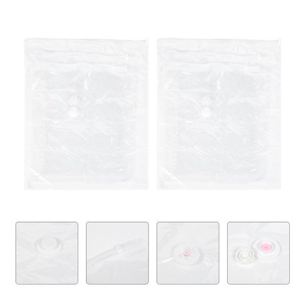

storage bags 6pcs vacuum compressed clothes bedding pouches household
