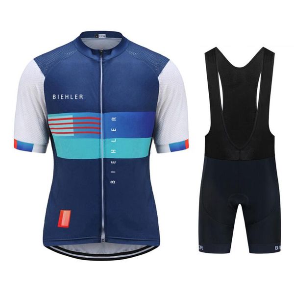 

summer 2021 pro cycling jersey set breathable racing sport bicycle mens clothing short bike bib shorts sets, Black;blue