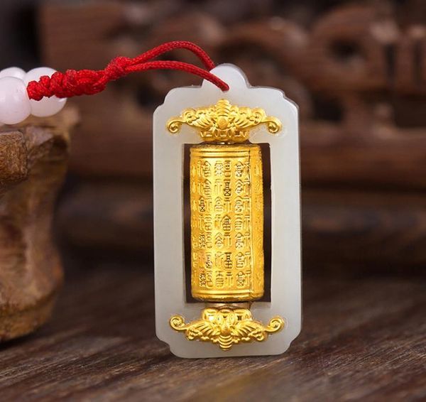 

lockets 3d gold inlay and jade pendanth15#, Silver
