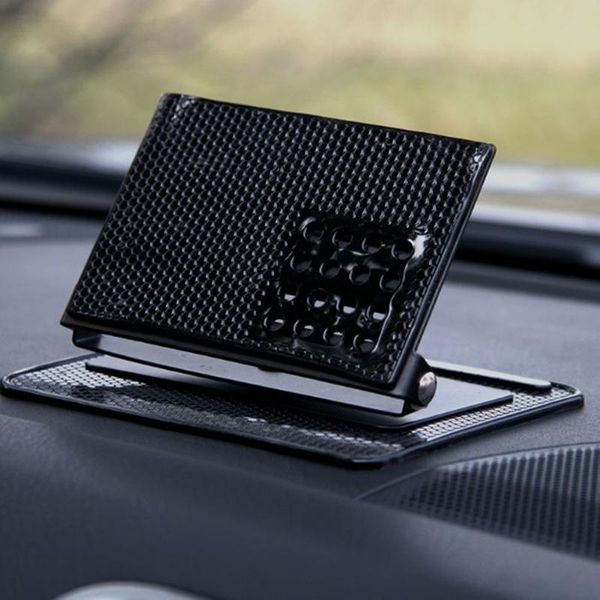

anti-slip mats mobile phone dashboard holder support car silicone anti slip mat gps mount bracket portable universal rotatable bl