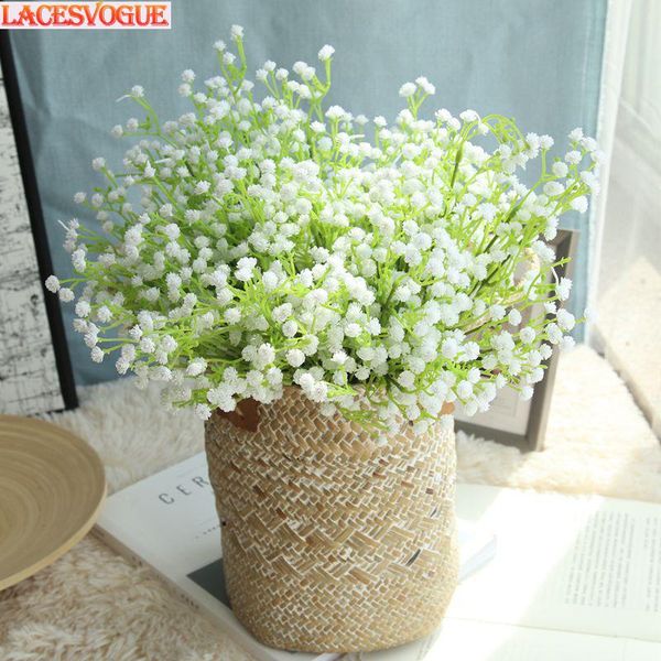 

artificial flowers gypsophila bouquet flores garden decoration fleur artificielle home wedding hand flower 1pcs decorative & wreaths