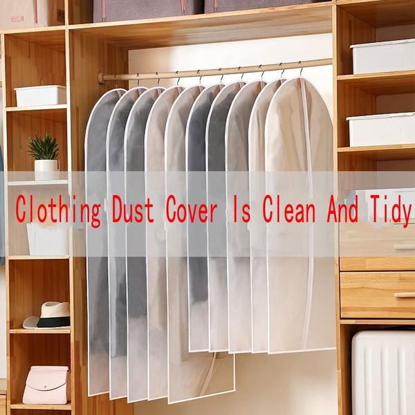 

clothing & wardrobe storage 5pcs clothes hanging garment dress suit coat dust cover bag pouch case organizer