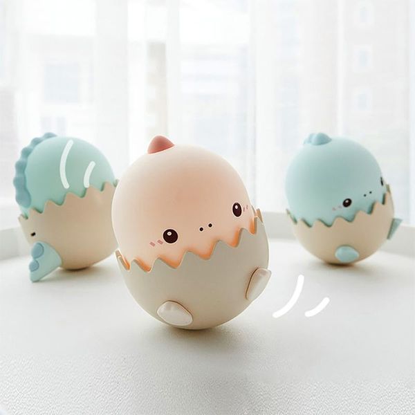 

night lights naughty dinosaur cute animal lamp usb rechargeable battery light soft silicone lovely tumbler toy bedroom table decoration
