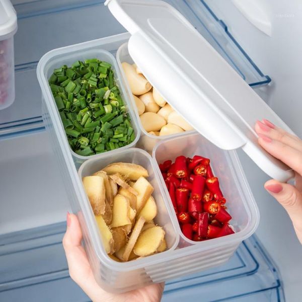 

storage bottles & jars plastic bins refrigerator box food containers with lid kitchen fridge cabinet er desk organizer