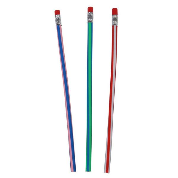 

3pcs colorful magic flexible bendy soft pencil for kids pencils