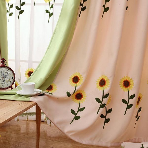 

curtain & drapes fabric factory wholesale ramie velvet embroidery stitching window shade cloth yarn can be zero cut processing