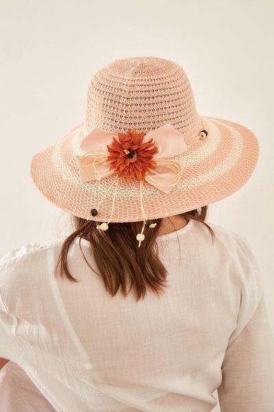 

& city y1670-19 womens sun straw hat outdoor hats, Black;white