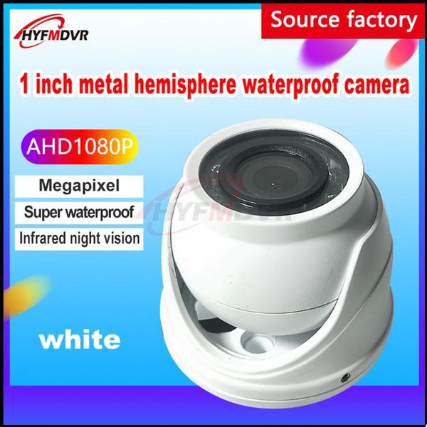

direct selling spot ahd720p megapixel waterproof 1 inch metal hemisphere 12 wide voltage truck / private car off-road vehicle ip cameras