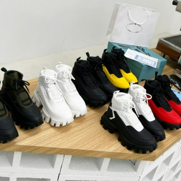 

prad shoesprad quality designer shoes luxury men women cloudbust thunder sneakers platform shoes high op lace-up casual shoe white black siz