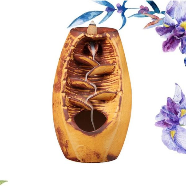

antique backflow incense burner waterfall holder home decor ornament supplies fragrance lamps