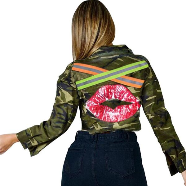 

women's jackets style short jacket for women slim fit camouflage print long sleeve coats female clothes dn9168, Black;brown