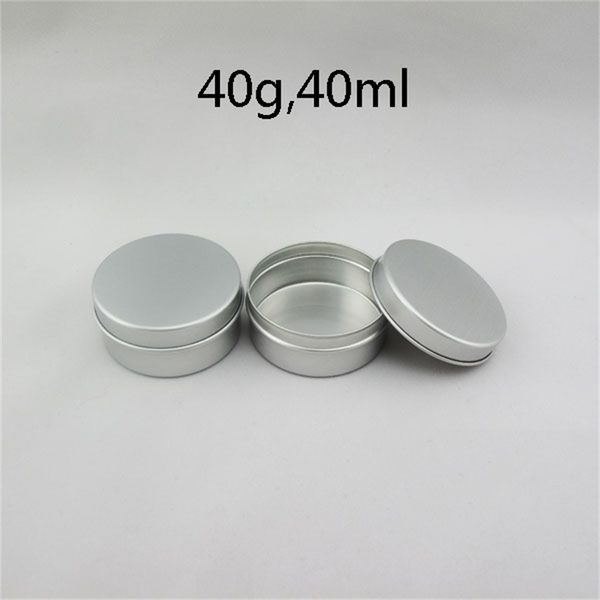 

factory art 40ml 40g 100pcs aluminium empty nail cream lip balm cosmetic gloss containers bottles