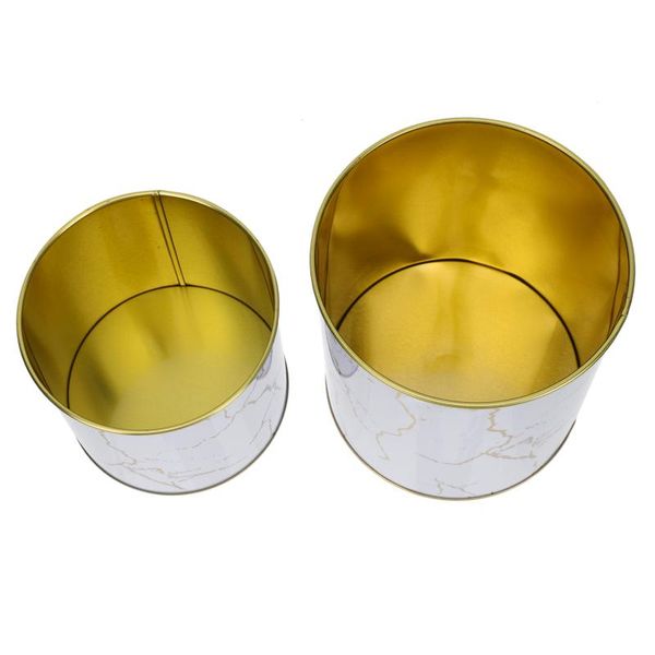 

storage bottles & jars 2pcs iron household food containers candy wrappers