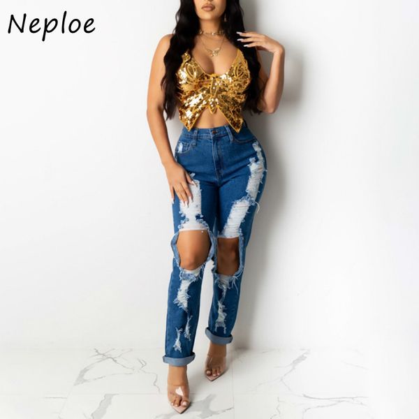 

sequined crop woman short dew navel camisole streetwear workout bralette ladies backless lace up tank 210430, White