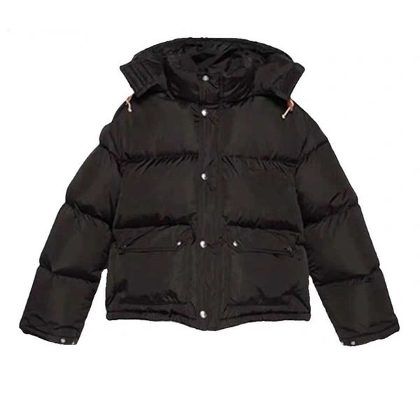 

designer luxury women classic outdoor down jackets winter coat solid color grid thicken woman clothing keep warm windproof jacket for, Black