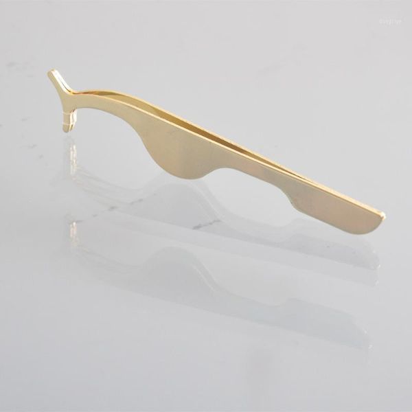 

wholesale 100/pack stainless steel false eyelash tweezers curler mink lash applicator custom own private label makeup tools1