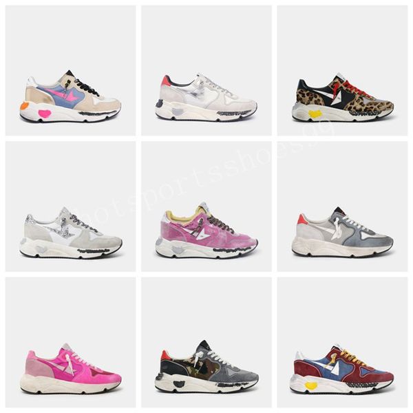 

2021 white pink colour golden sneakers super star sequin classic do-old dirty shoe goose designer man women casual shoes sizes 36-45