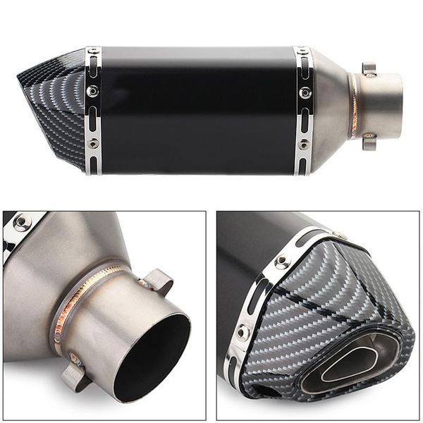 

motorcycle exhaust system gm 51mm muffler pipe carbon fiber modification for r1200rt r1200gs r1250gs r850r