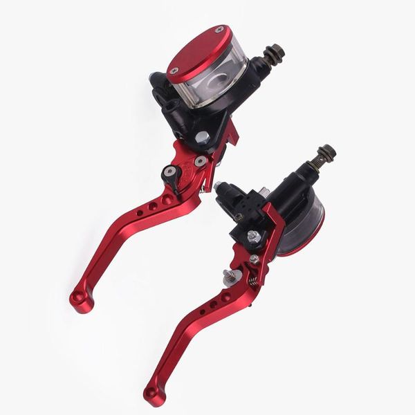 

motorcycle brakes a pair universal handlebar modified hydraulic brake clutch handbrake elliptical oil cup