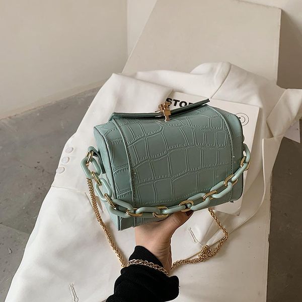 

original brand 2021 fashion western chain one-shoulder handbag cross-body bag square shoulder bags