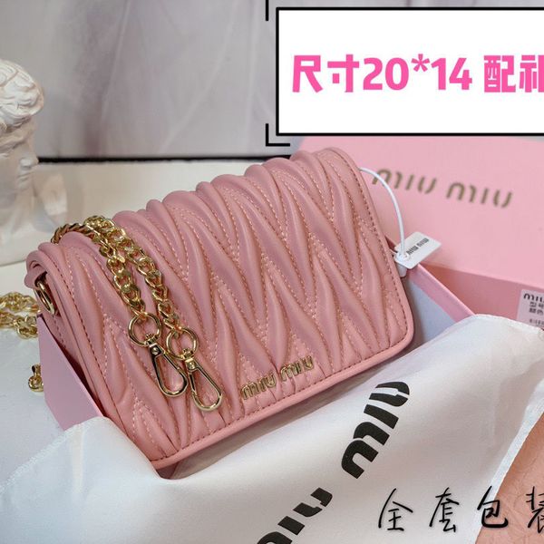 

wholesale anese and korean 2021 mini chain fold small square mobile phone mini bag beautiful girl[finished on july 3] luxuryss designerss yw