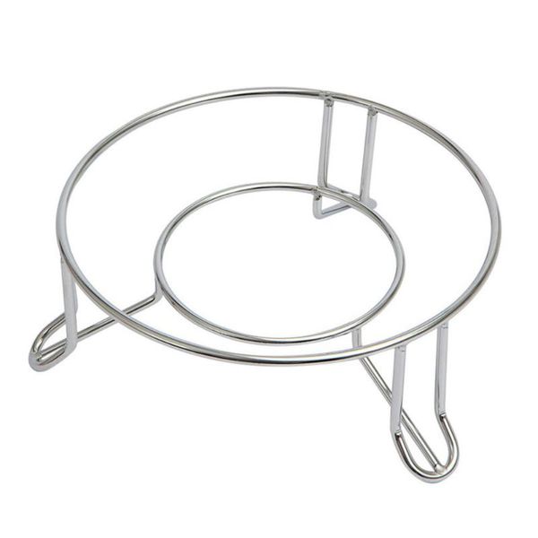 

kitchen storage & organization 1pc stainless steel pot rack steaming stand silver gadget