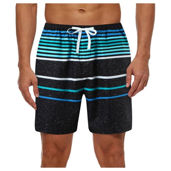 

yoga outfit men's swimming shorts beach breathable quick-drying running sports pants surfing elastic waist