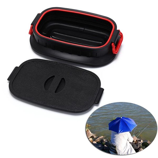 

collapsible water bucket 18l folding fishing pail storage box camping washing with cover accessories