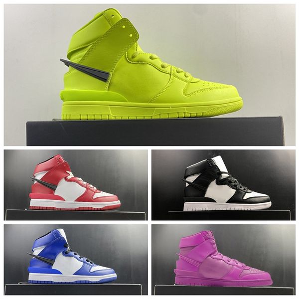 

2021 ambush high basketball shoes dk white black-spruce aura chicago deep royal red cosmic fuchsia flash lime comfortable man womans trainer