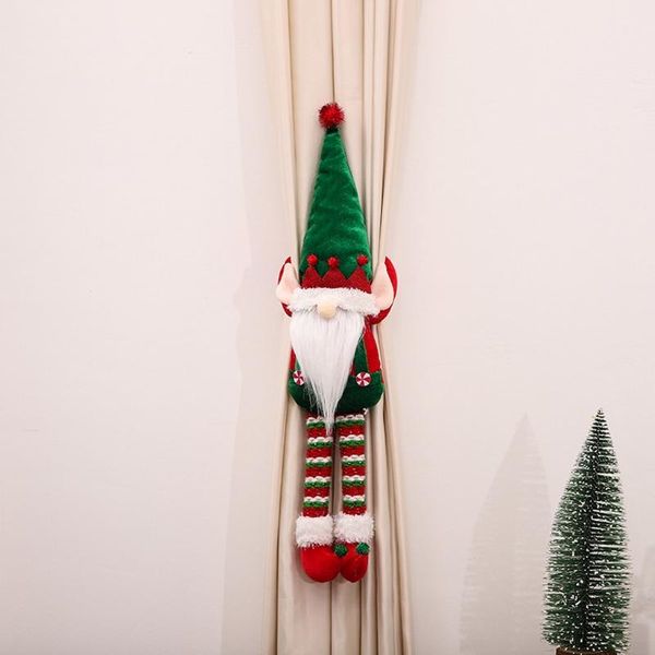 

frames christmas curtain buckle tieback ornaments swedish gnome fastener buckles clamp for window home decoration n0pa