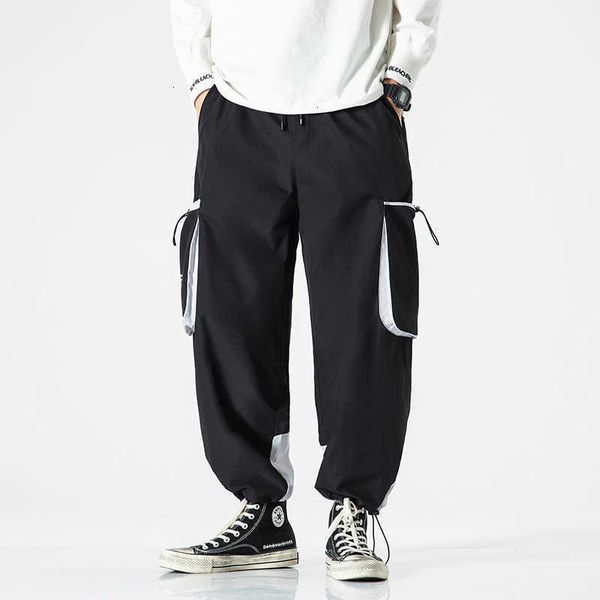 

men's pants black hip hop cargo streetwear fashion joggers sweatpants casual harem trousers summer harajuku men clothing 14jl a0ti