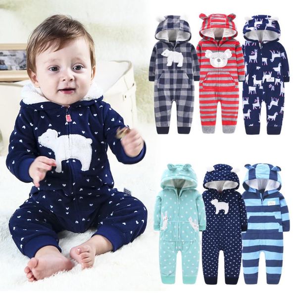 

jumpsuits baby clothes autumn boys and girls romper clothing kids 0-24m born cartoon infant, Blue